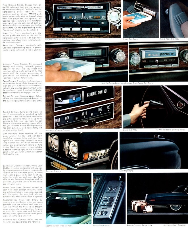 1971 Cadillac Brochure Page 19